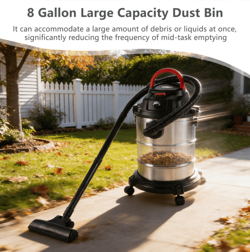 Three-Mode Wet-Dry Workshop Vacuum