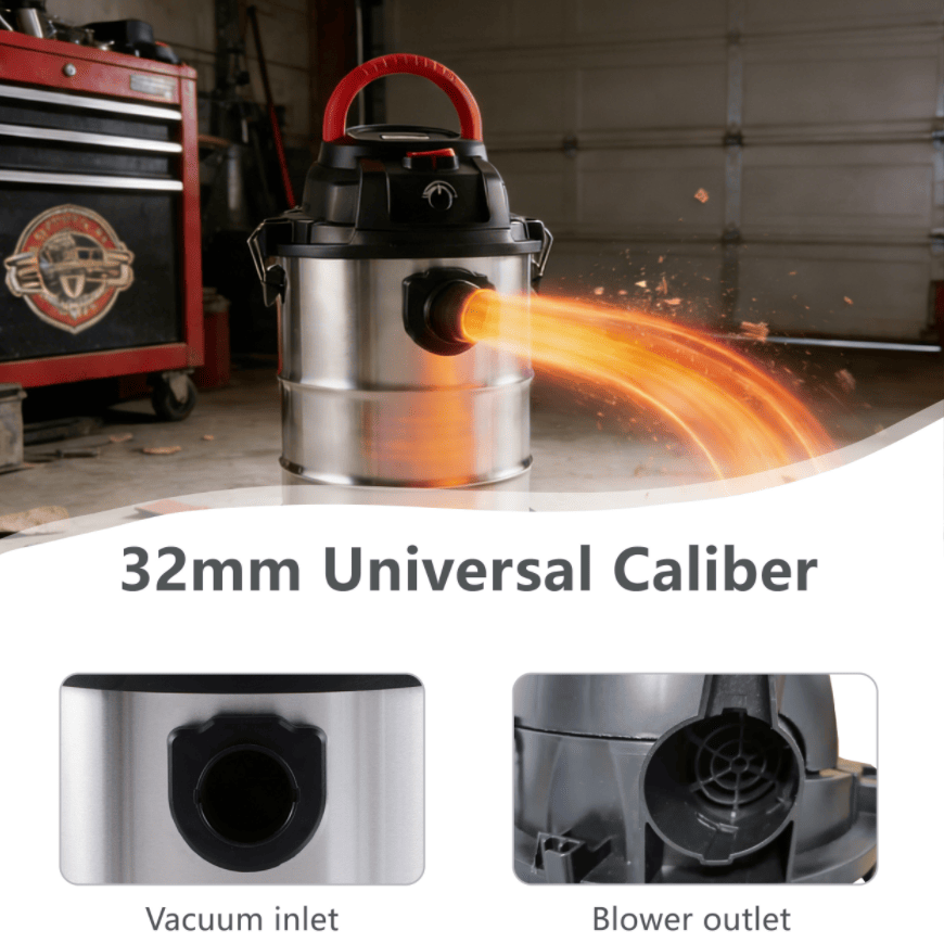 Three-Mode Wet-Dry Workshop Vacuum