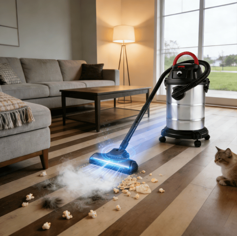 Three-Mode Wet-Dry Workshop Vacuum