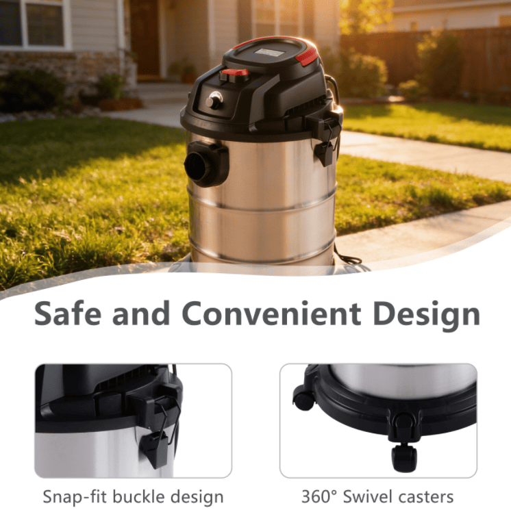 Three-Mode Wet-Dry Workshop Vacuum