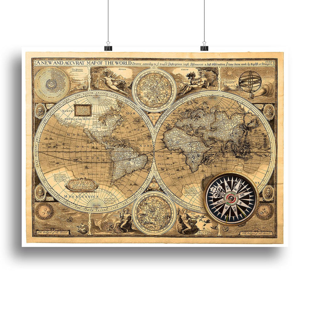 Transform Your Space with Premium World Map Canvas Art