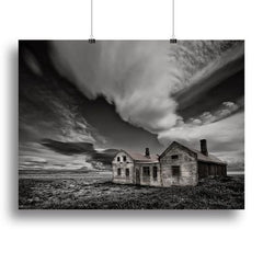 Abandoned Beachside House Coastal Wall Art