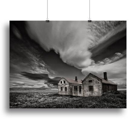 Abandoned Beachside House Coastal Wall Art