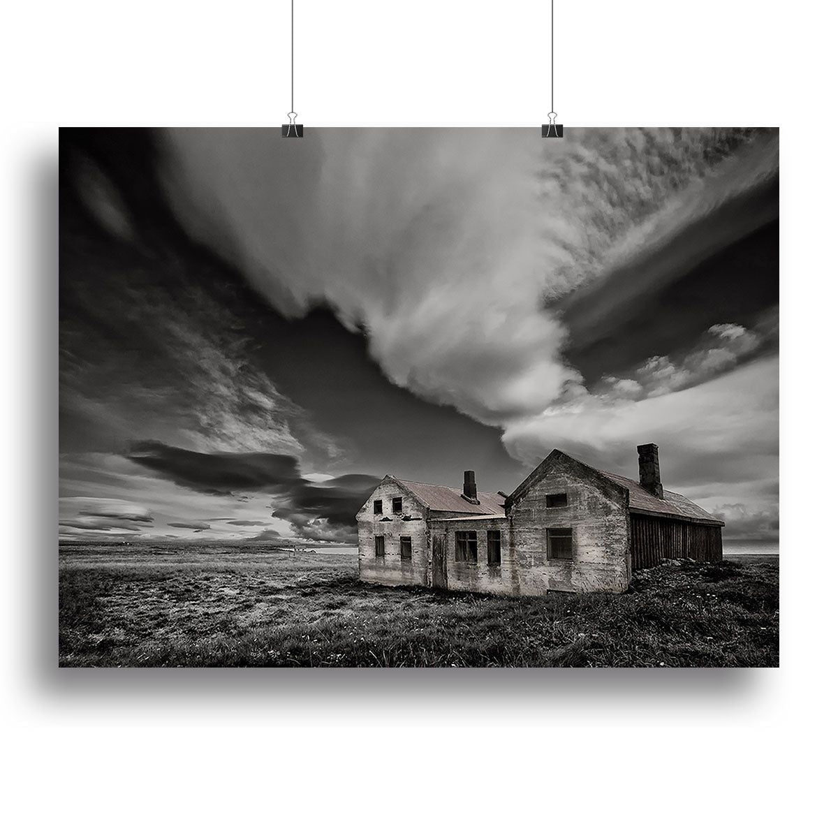 Abandoned Beachside House Coastal Wall Art