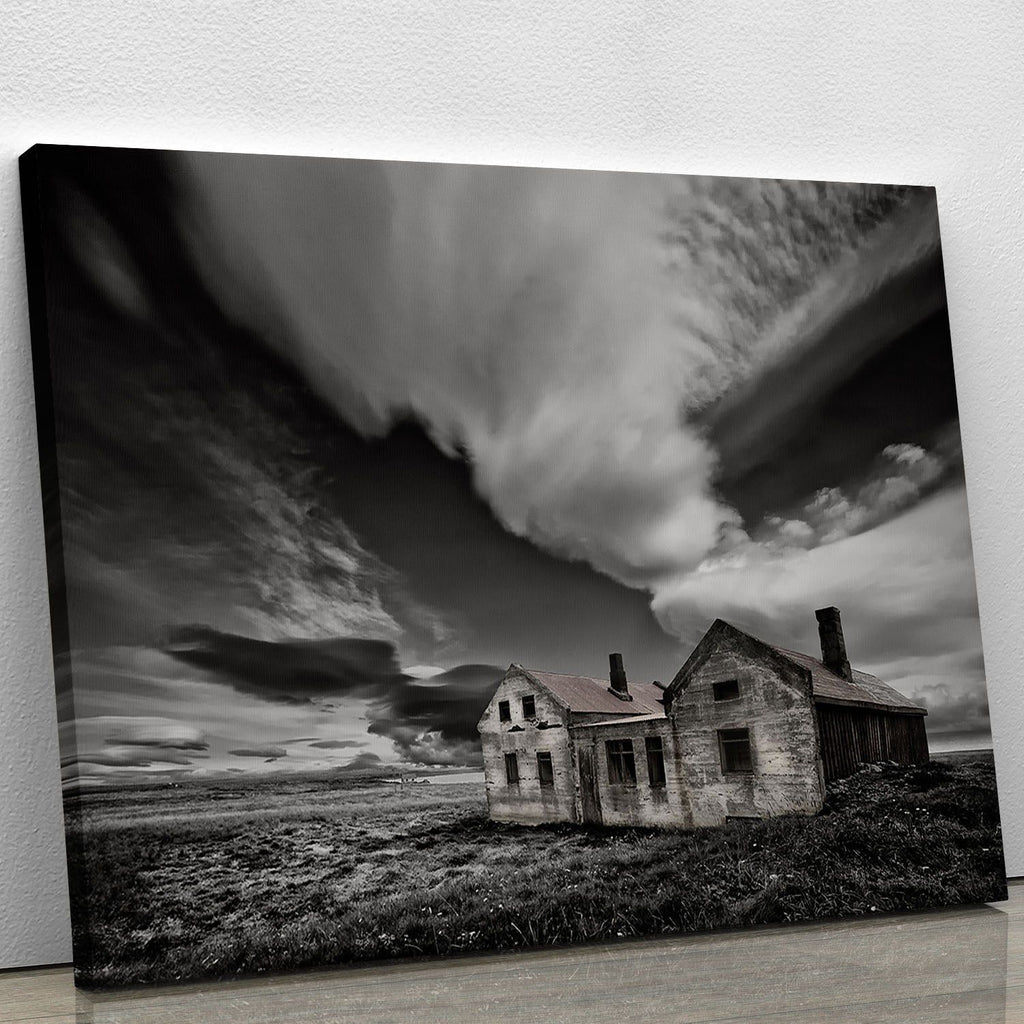 Abandoned Beachside House Coastal Wall Art