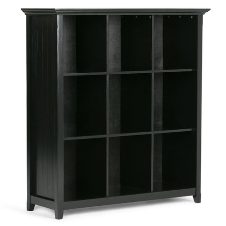 9-Cube Bookcase and Storage Unit – Black, Transitional Style