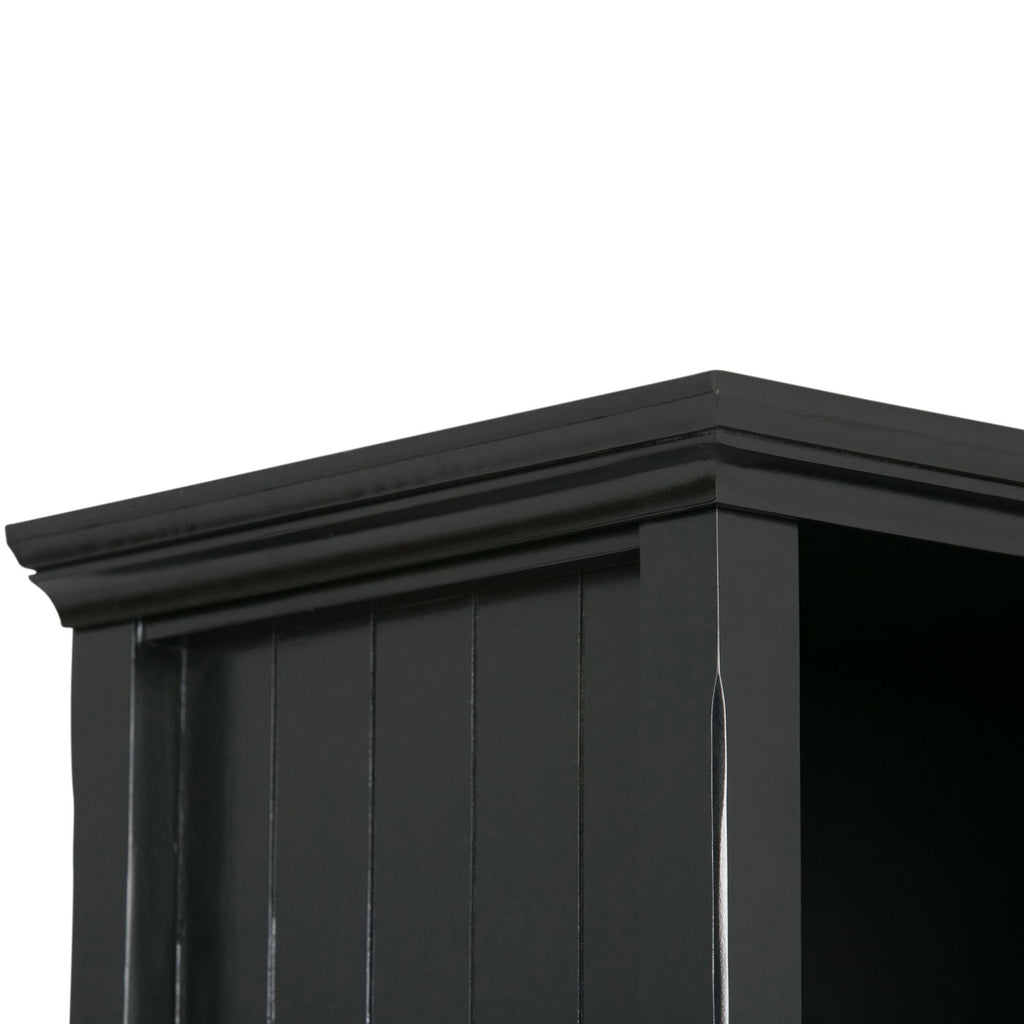 9-Cube Bookcase and Storage Unit – Black, Transitional Style