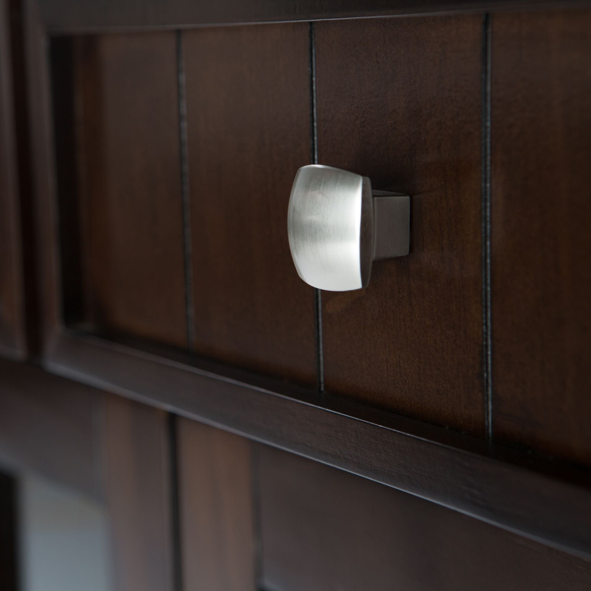 Transitional Entryway Storage Cabinet with Drawers and Glass Doors