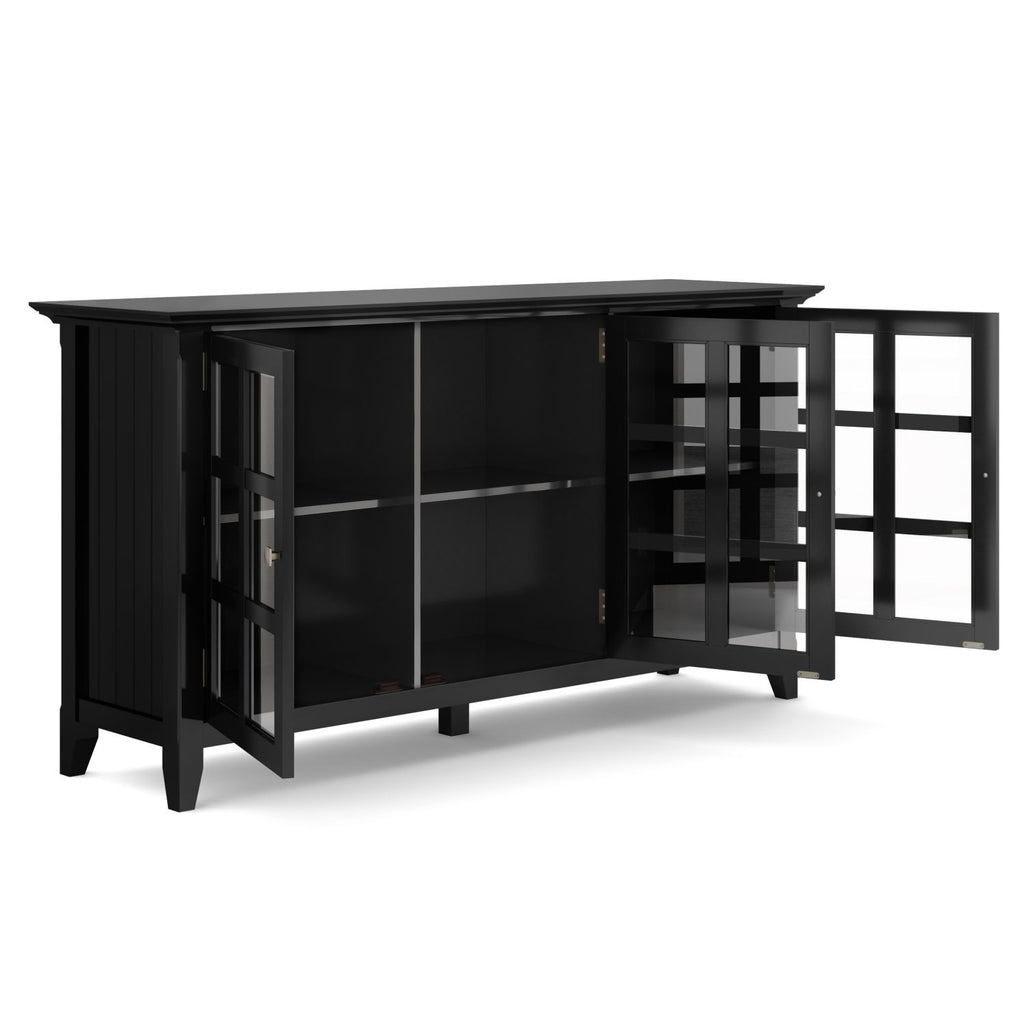 Wide Storage Cabinet with Adjustable Shelving