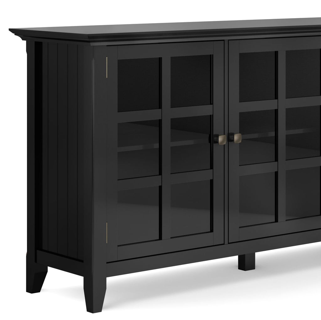 Wide Storage Cabinet with Adjustable Shelving
