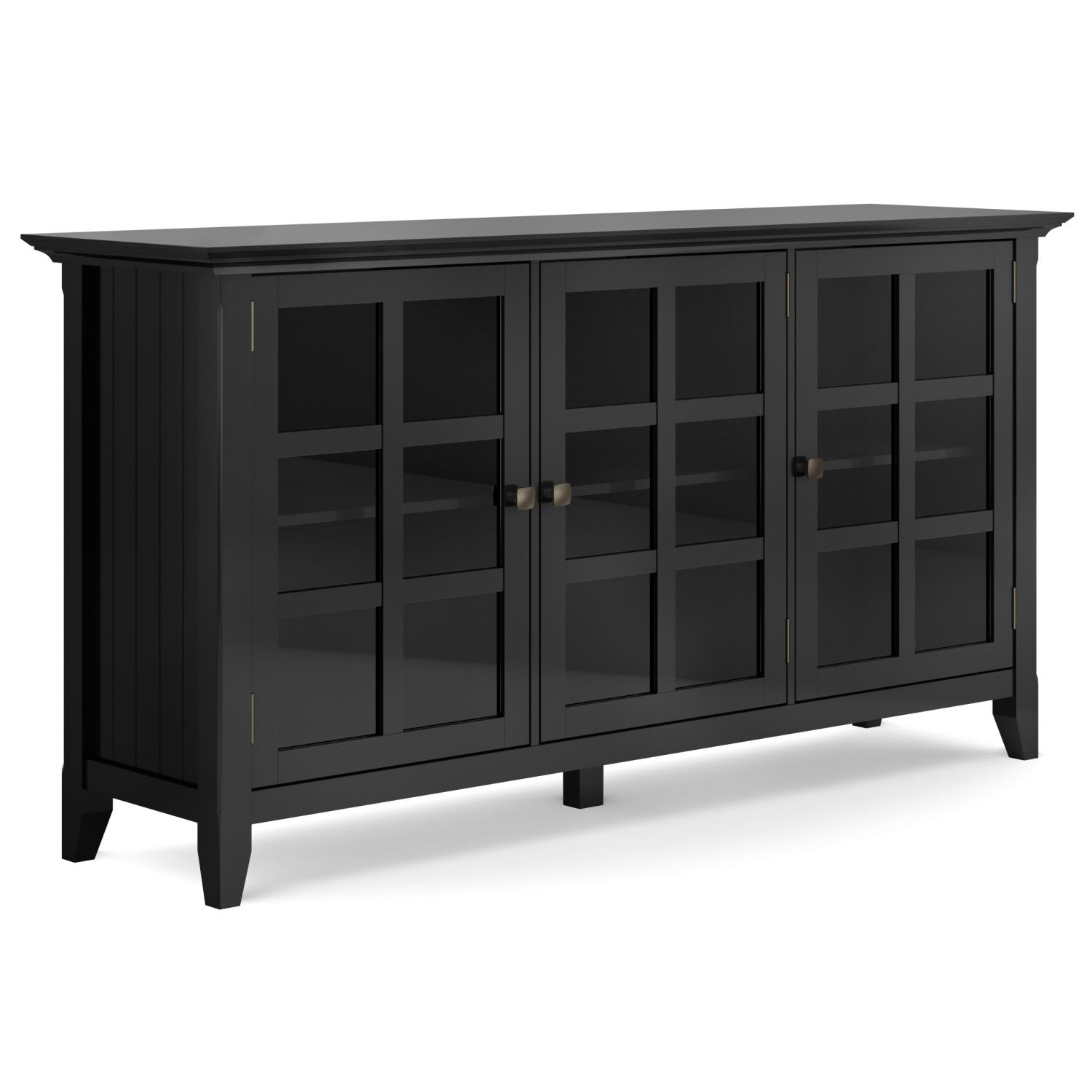 Wide Storage Cabinet with Adjustable Shelving