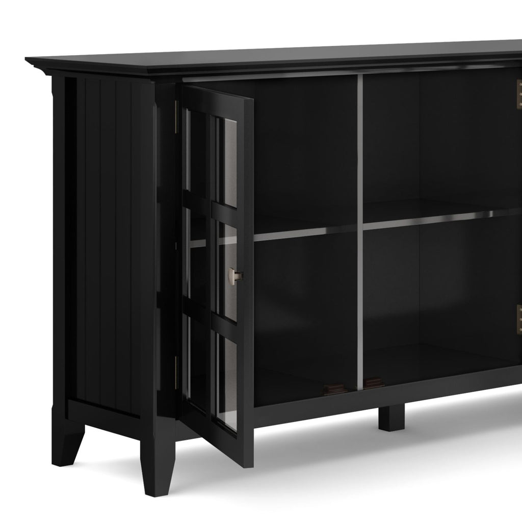 Wide Storage Cabinet with Adjustable Shelving
