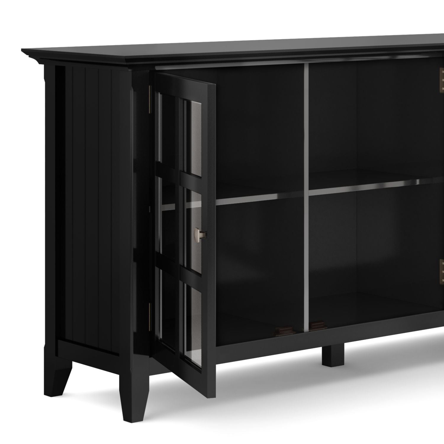 Wide Storage Cabinet with Adjustable Shelving