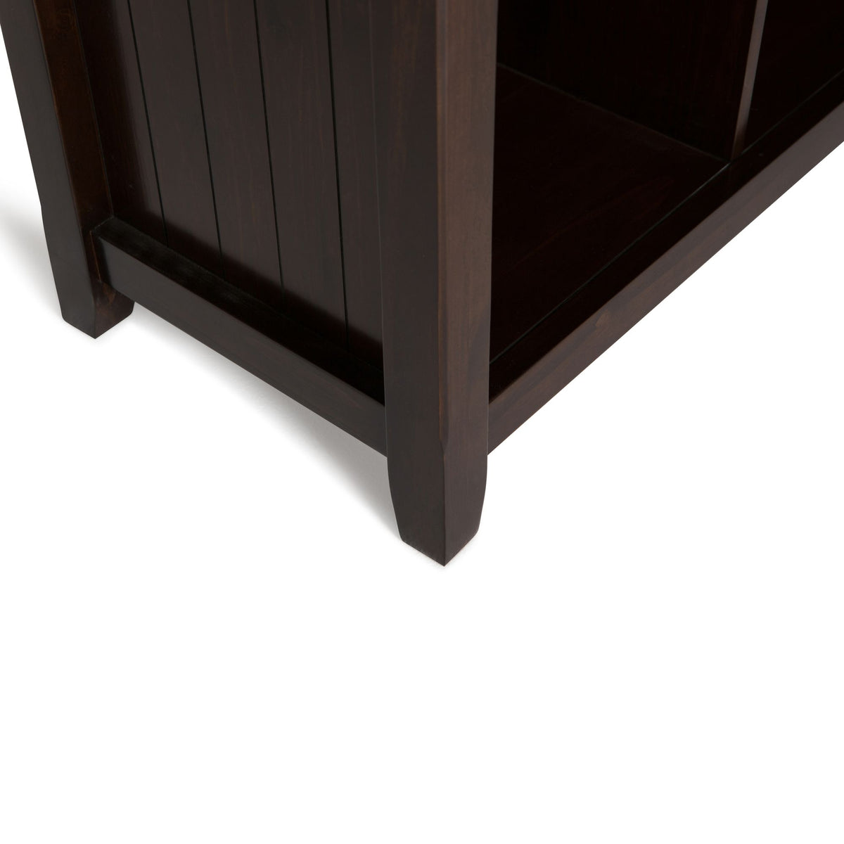 Acadian 8-Cube Sofa Table in Brunette Brown