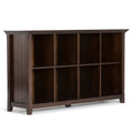 Acadian 8-Cube Sofa Table in Brunette Brown
