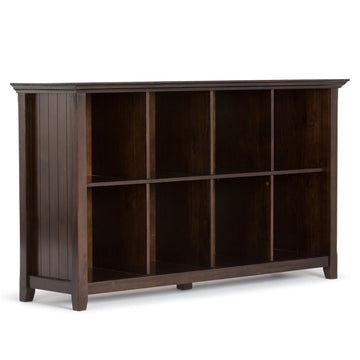 Acadian 8-Cube Sofa Table in Brunette Brown