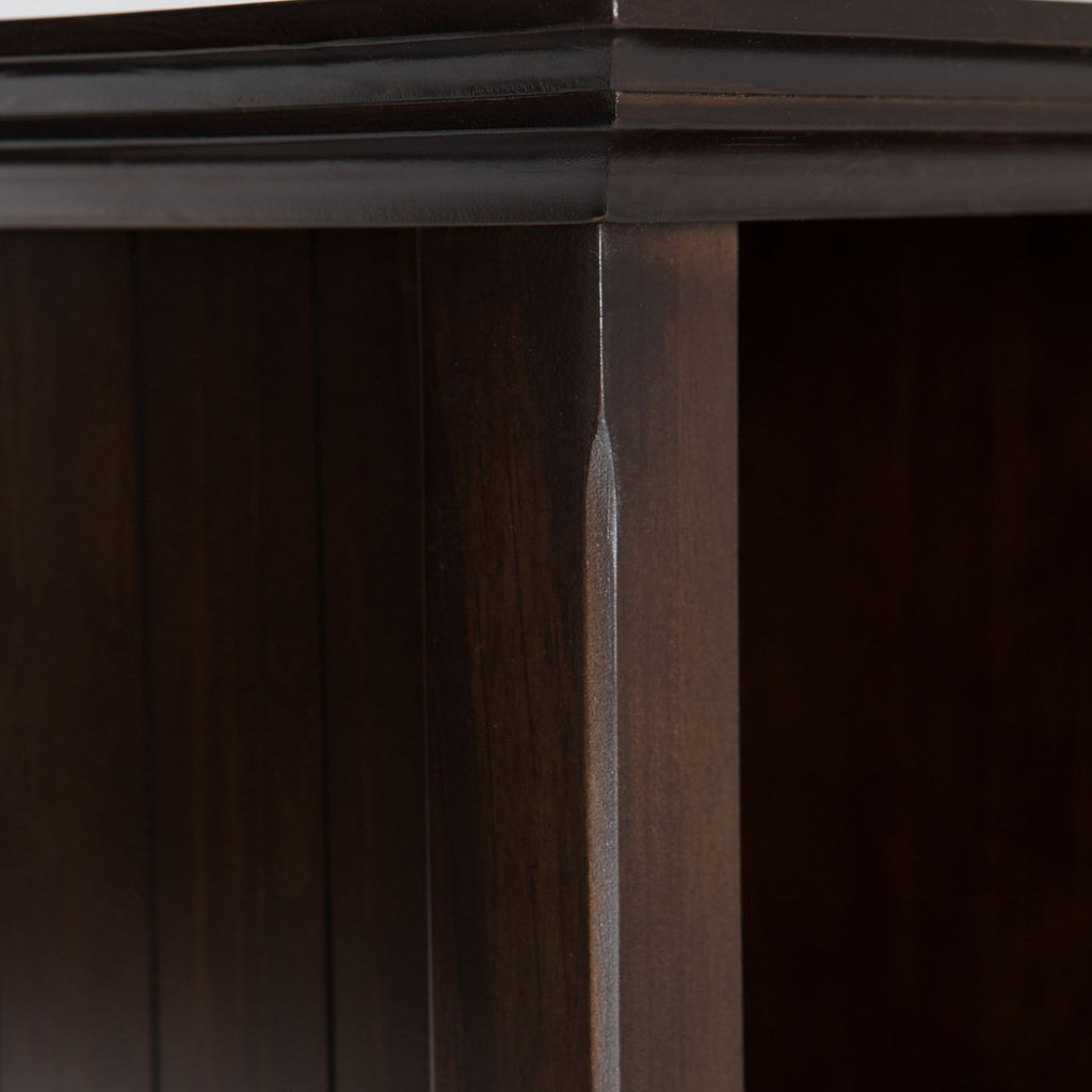Acadian 8-Cube Sofa Table in Brunette Brown