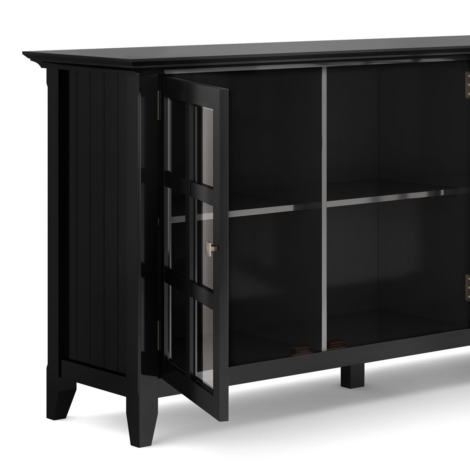 Wide Storage Cabinet with Adjustable Shelving