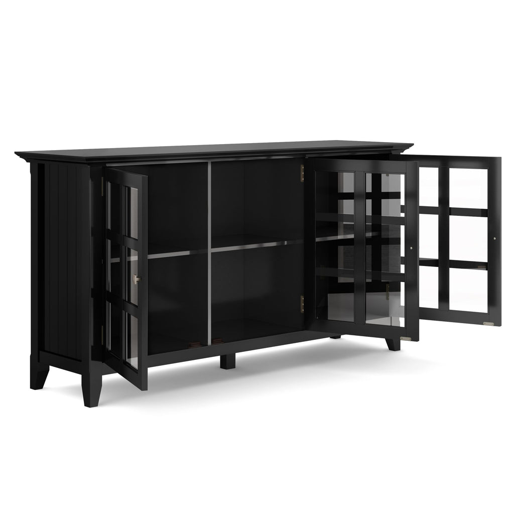 Wide Storage Cabinet with Adjustable Shelving