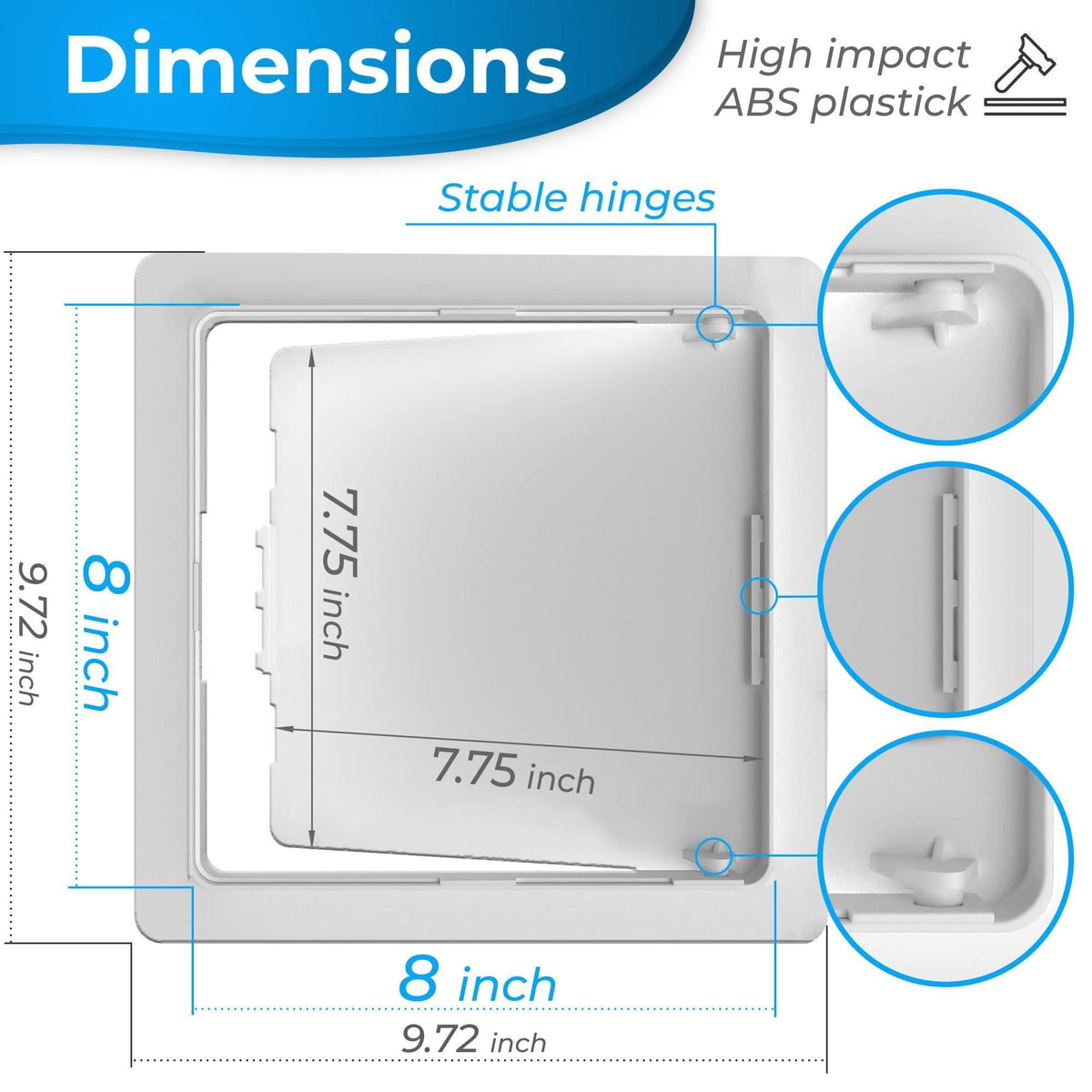 Low-Profile Drywall Access Door