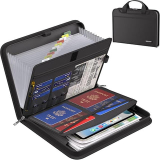 Portable Accordion File Organizer