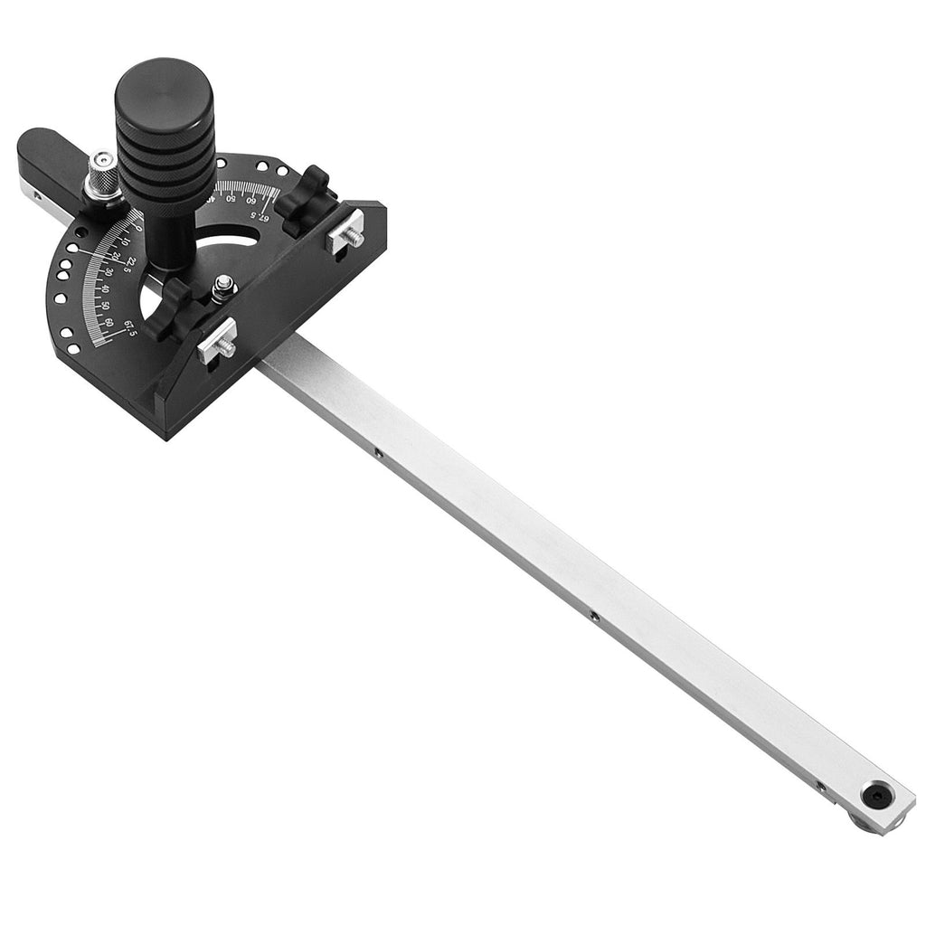 Adjustable Table Saw Miter Gauge with Positive Stops