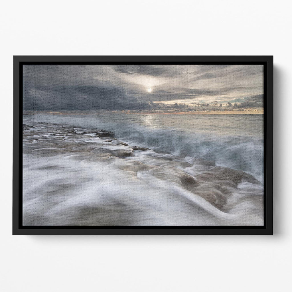 Action In Sea Floating-Framed Wall Art