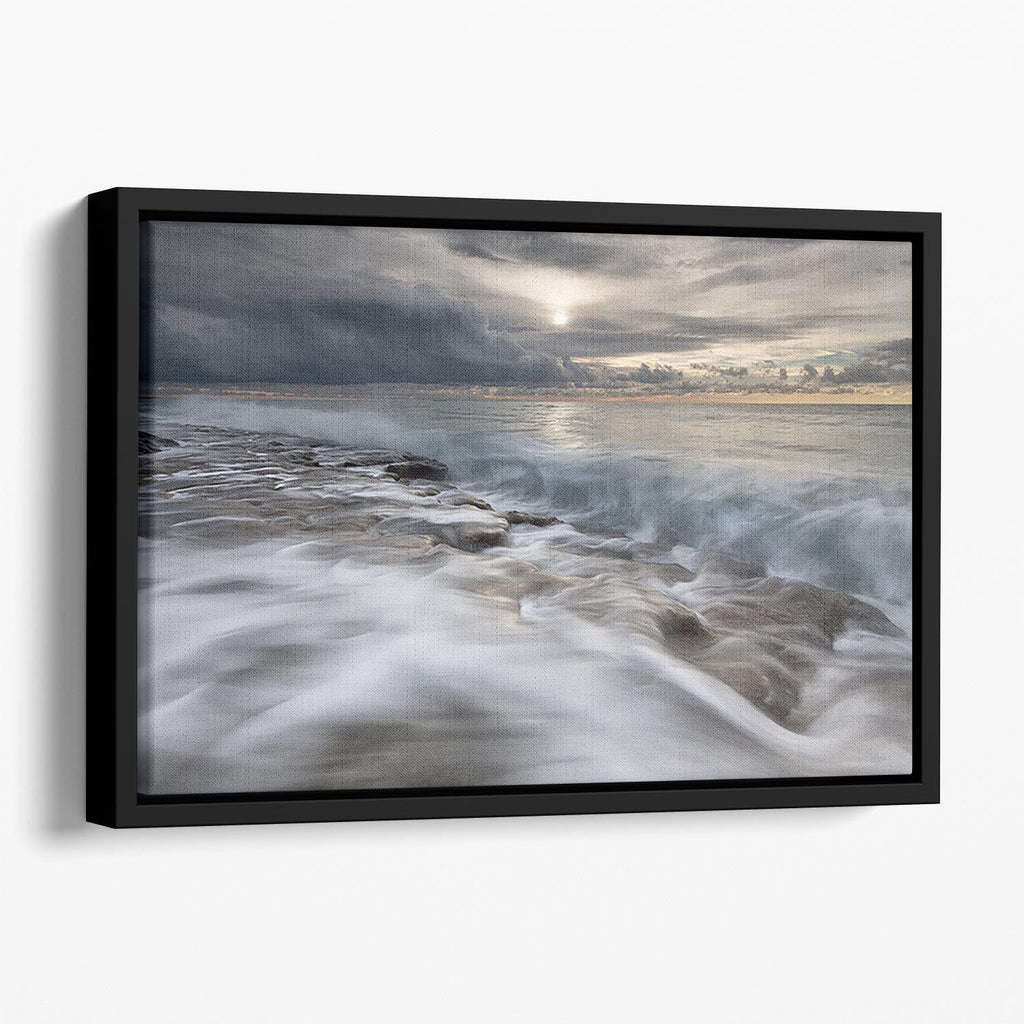 Action In Sea Floating-Framed Wall Art