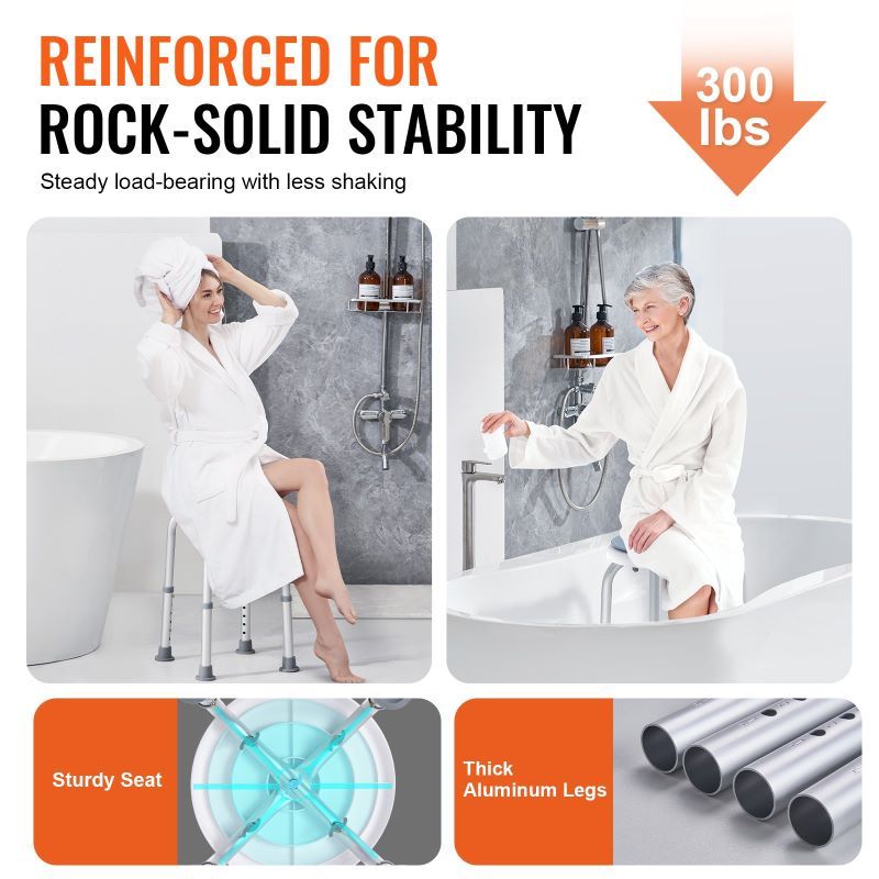 Adjustable Portable Bath Seat