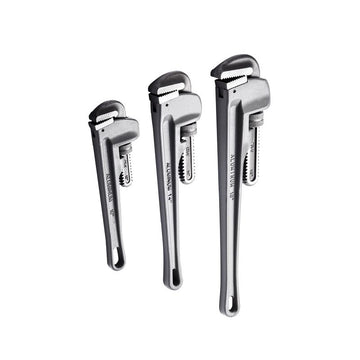 Versatile Adjustable Pipe Wrench Set for Plumbing and Household Repairs