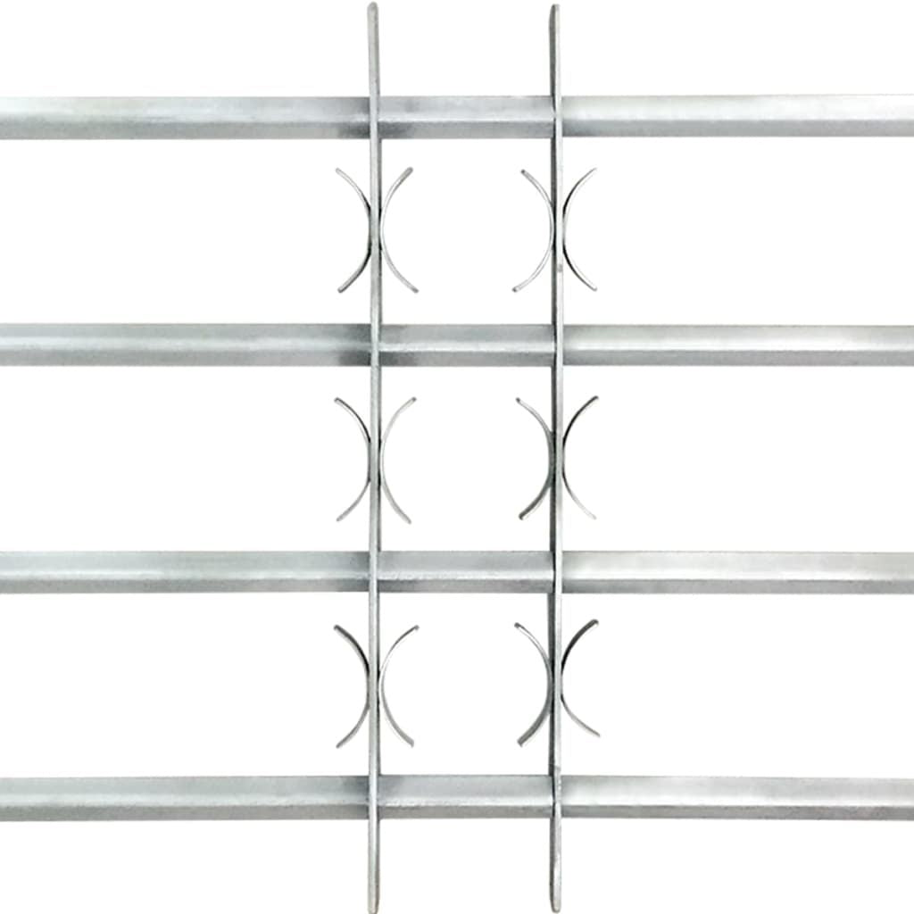 Adjustable Window Security Grilles – Set of 2, Extends 39.4-59.1 Wide