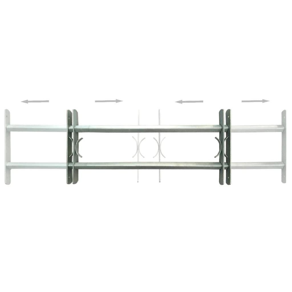 Adjustable Window Security Grilles with Decorative Detail