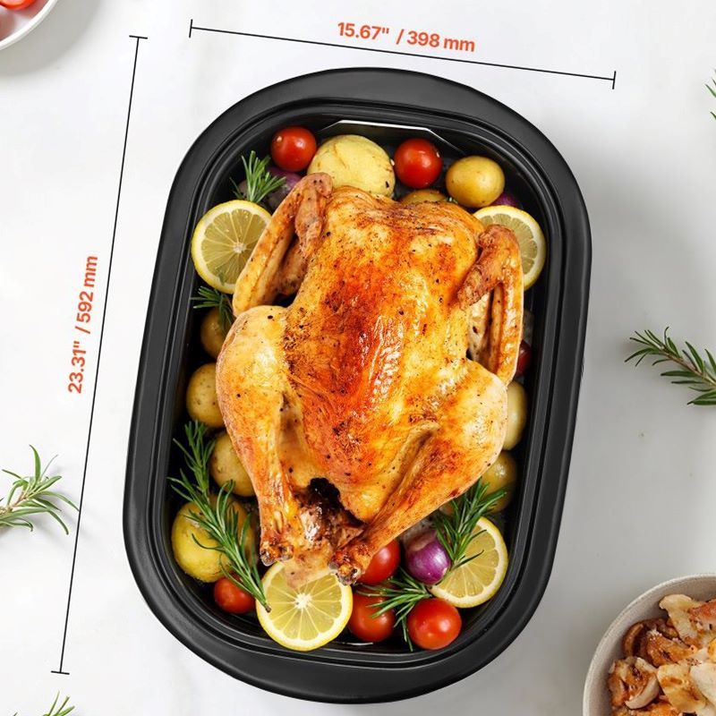 Large Capacity Turkey Oven with Self-Basting Lid