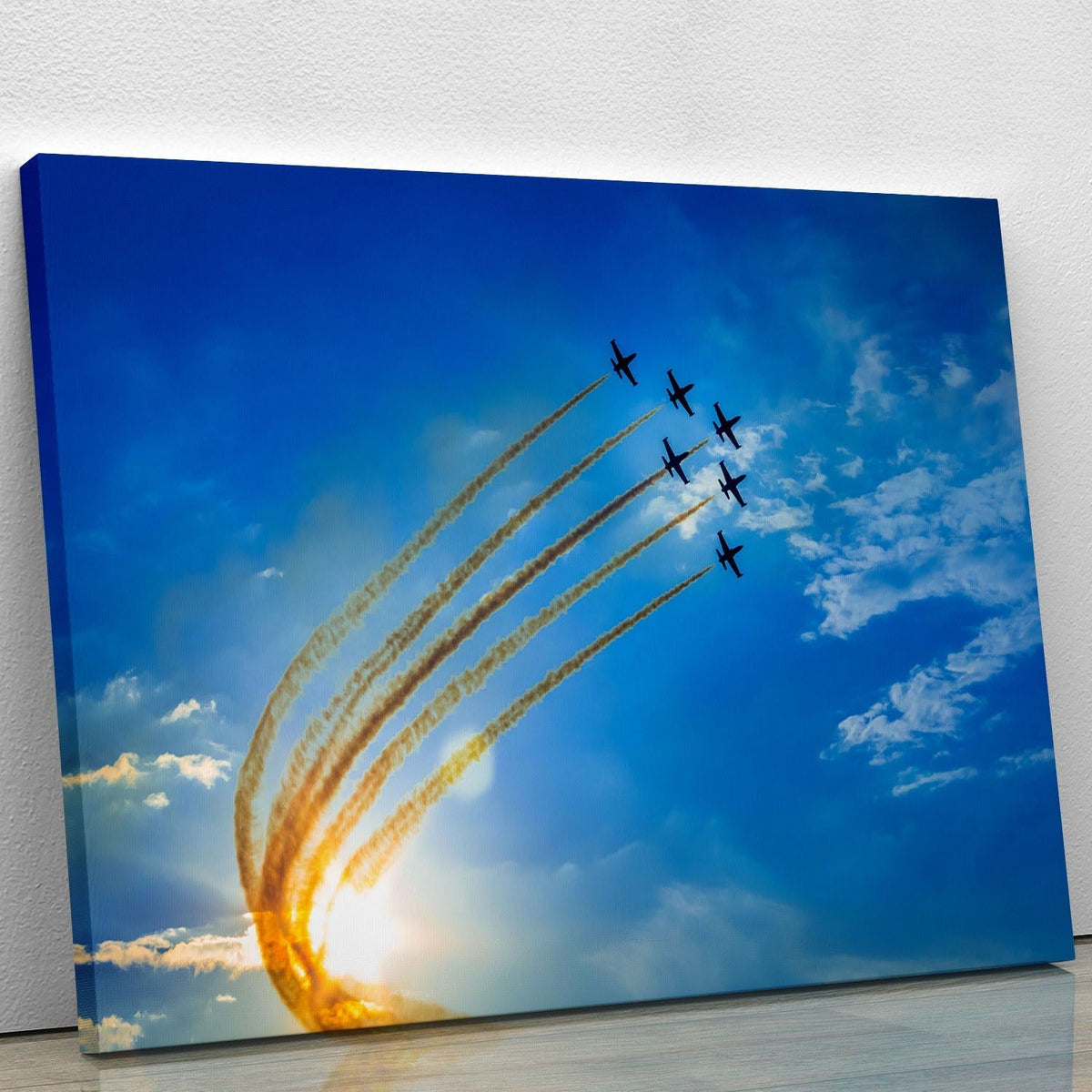 Aerobatic Team Performs Flight Wall Art