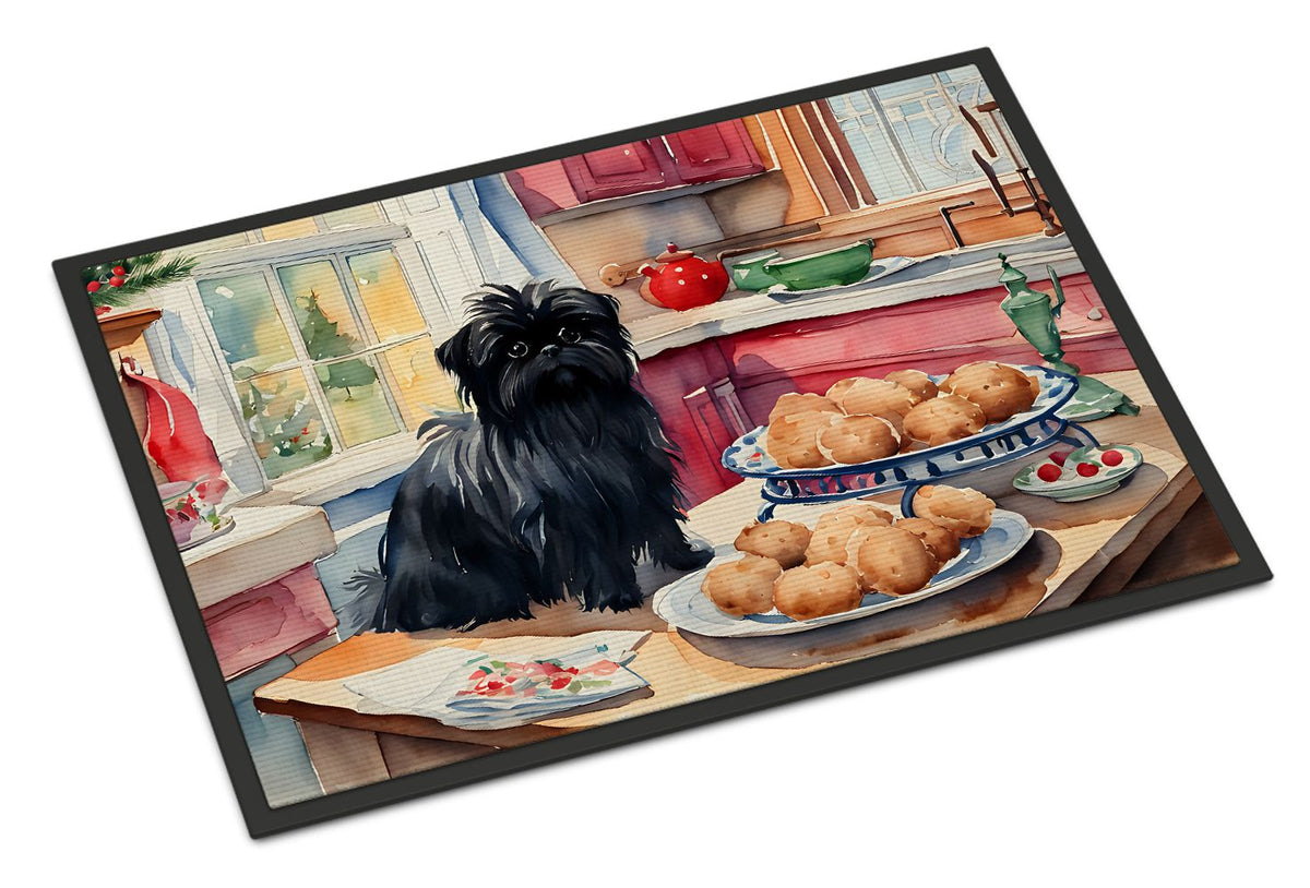 Affenpinscher Christmas Cookie Door Mat