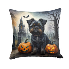 Spooky Halloween Decorative Throw Pillow for Indoor or Outdoor Use