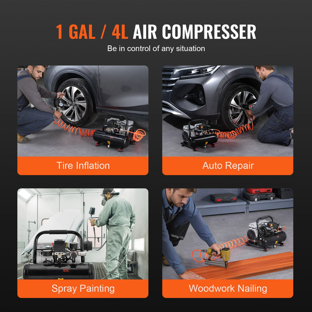 Portable Oil-Free Horizontal Air Compressor