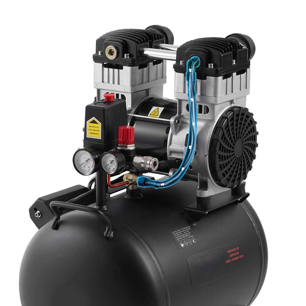 Compact Oil-Free Air Compressor for Pneumatic Work