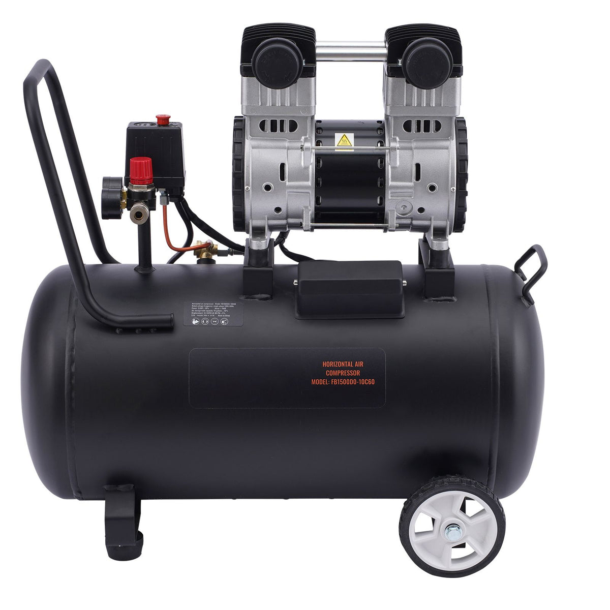 Oil-Free Horizontal Air Compressor for Workshop Tasks