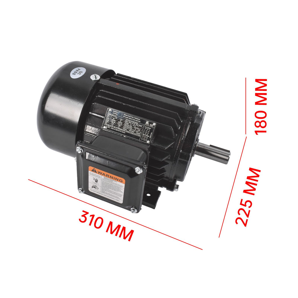 1HP 3-Phase Air Compressor Induction Motor – 1800 RPM TEFC IP55
