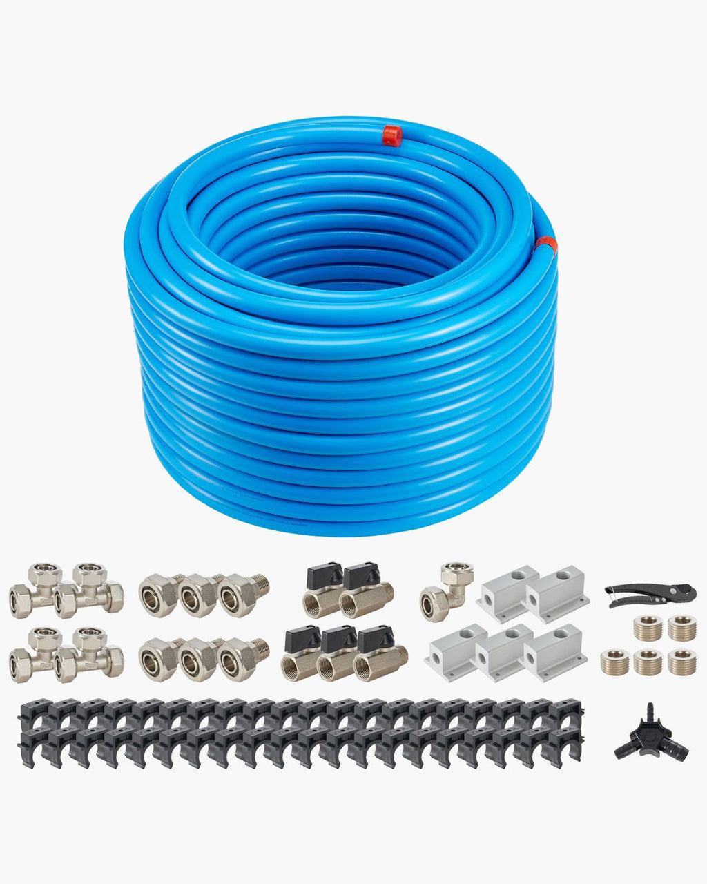 Compressed Air Line Installation Kit for Workshops
