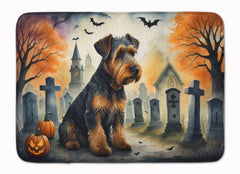 Airedale Terrier Halloween Kitchen and Bath Mat
