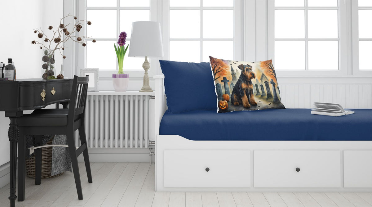 Airedale Terrier Spooky Halloween Pillowcase