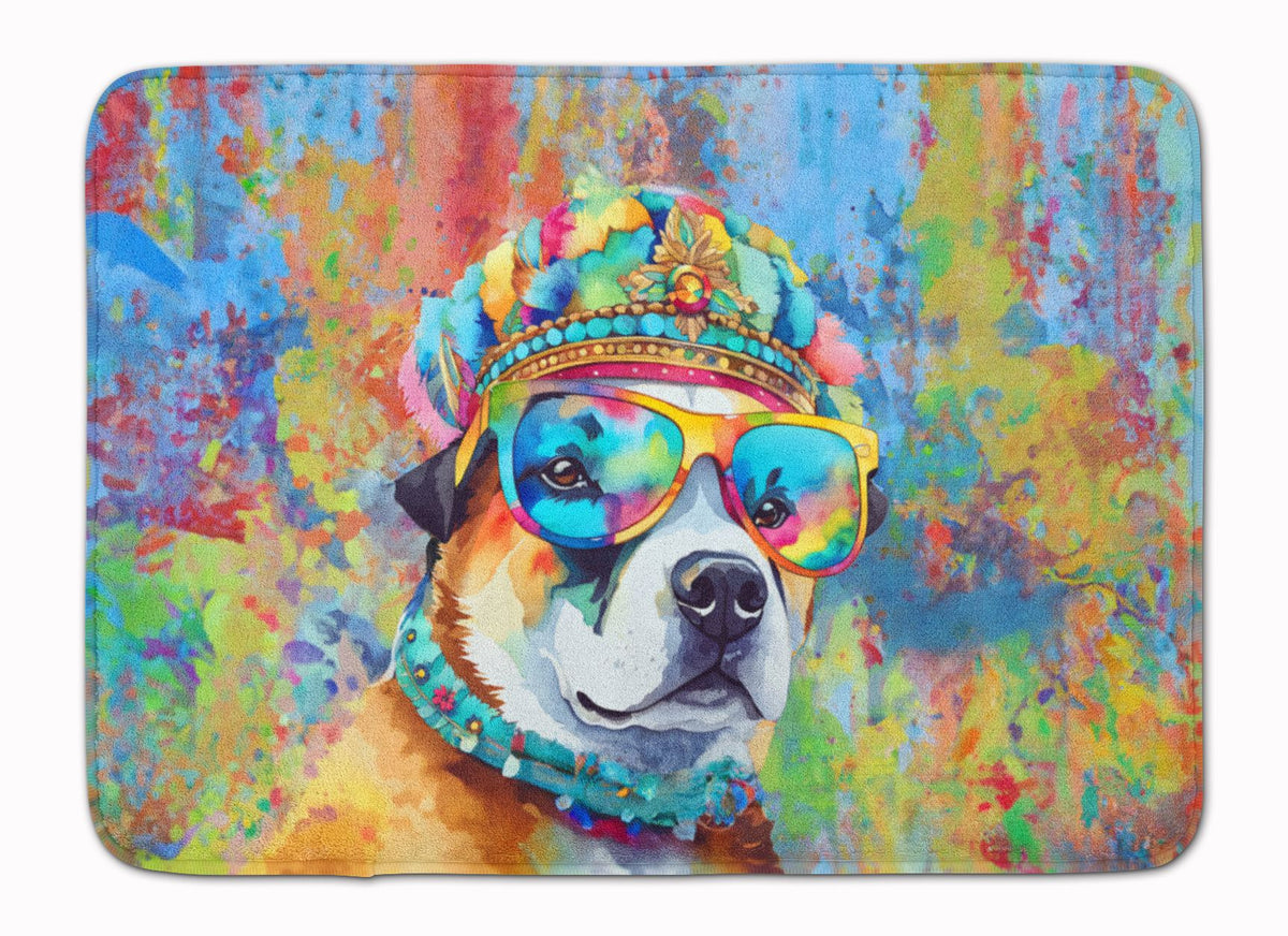 Akita Hippie Dawg Cushioned Kitchen and Bath Mat