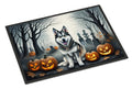 Alaskan Malamute Spooky Halloween Doormat