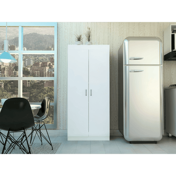 Albany Double Door Pantry Cabinet: Tall with Five Shelves