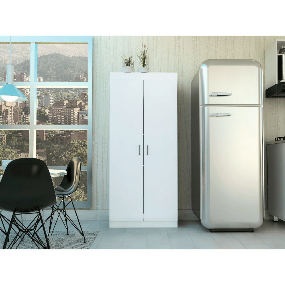 Albany Double Door Pantry Cabinet: Tall with Five Shelves