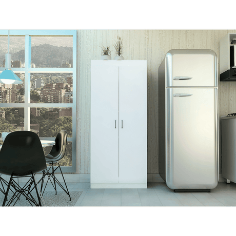 Albany Double Door Pantry Cabinet: Tall with Five Shelves
