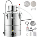 2800W Integrated Electric Alcohol Still – 15 Gal 50L Home Distillery Kit with Complete Accessories