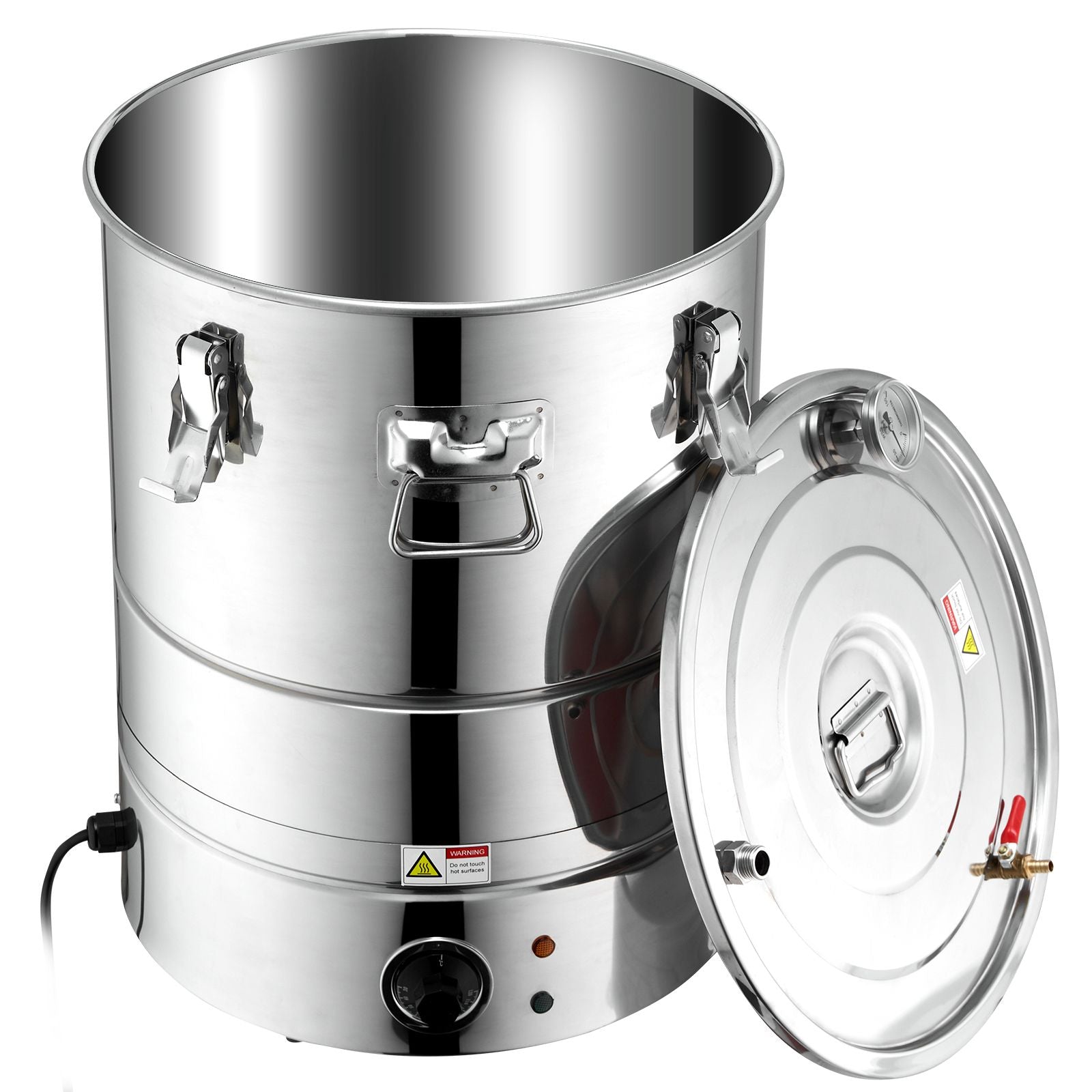 2800W Integrated Electric Alcohol Still – 15 Gal 50L Home Distillery Kit with Complete Accessories